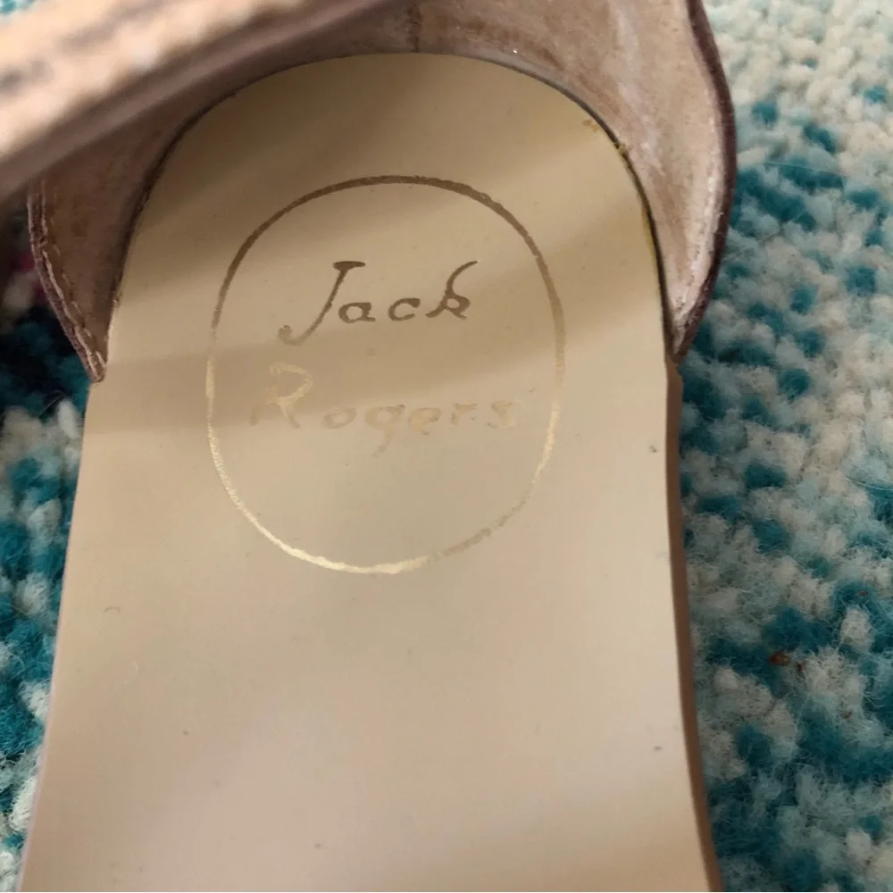 Jack Rogers rose gold ankle strap sandal - Picture 2 of 3